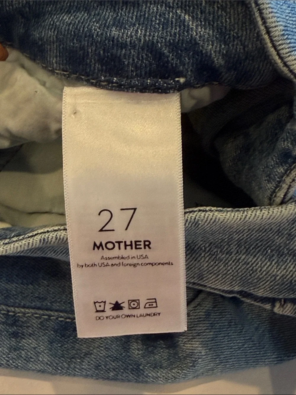 MOTHER Looker Ankle Step Fray Jeans 27 Exposed Secret Sister Distressed NWT